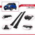Fiat Panda Cross 2014 ve Sonrası ile Uyumlu FLY Model Ara Atkı Tavan Barı Siyah 2 Adet