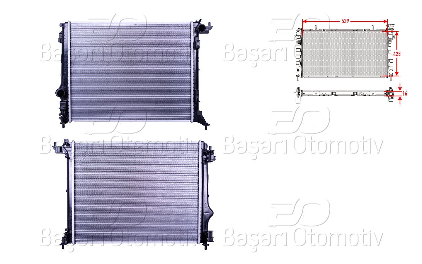 Renault Megane 4 Talisman Scenic 1.6i 1.6 DCI Su Radyatörü
