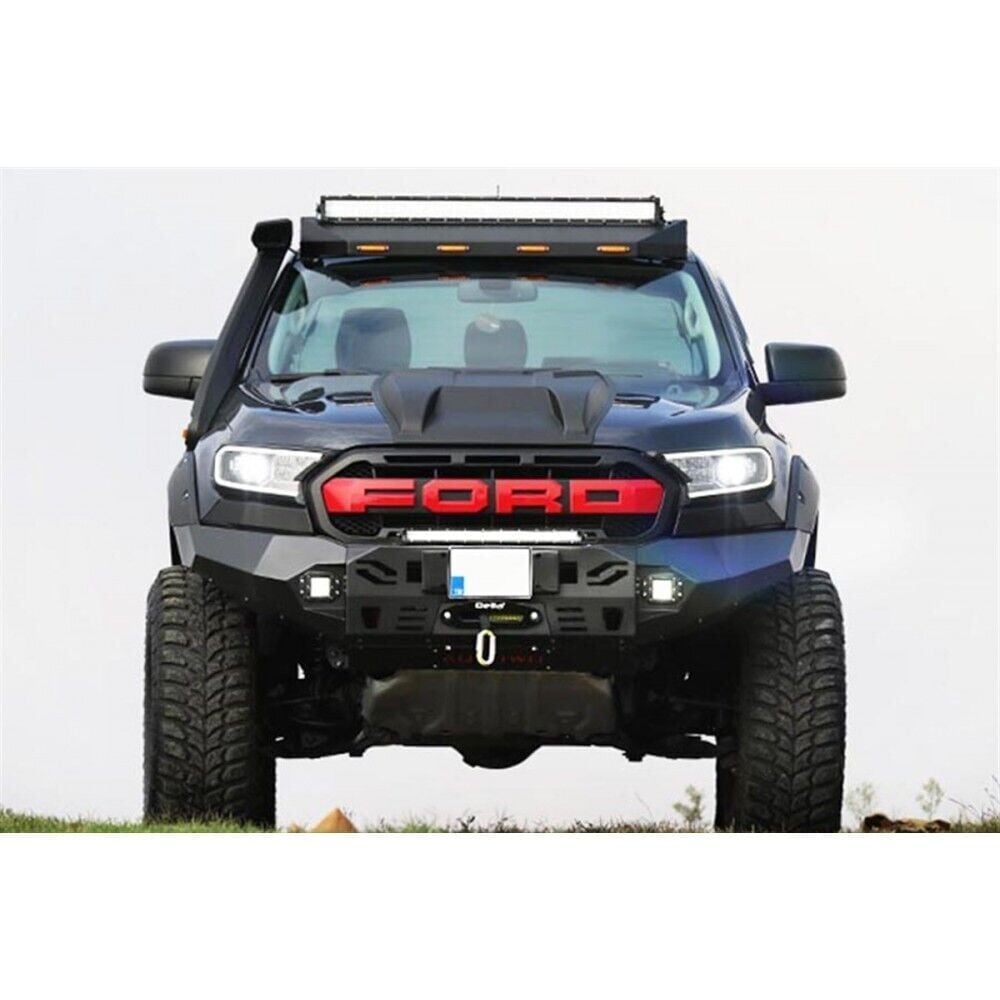 Ford Ranger Uyumlu Yedek Parça Off Road 2012-2021 Çelik Ön Tampon Koruma AQM4WD S50