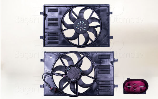 Volkswagen Golf 7 Audi A3 Seat Leon Skoda Octavia 2013 Sonrası Uyumlu Fan Motoru Davlumbazlı