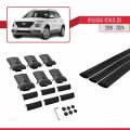 Hyundai Venue (QX) 2019 ve Sonrası ile Uyumlu FLY Model Ara Atkı Tavan Barı Siyah 3 Adet
