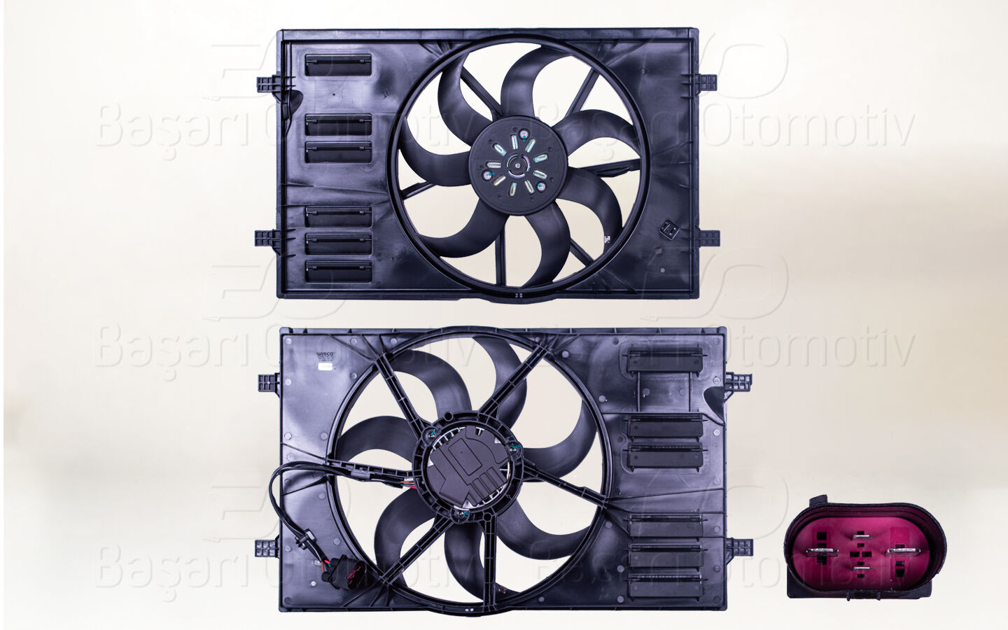 Volkswagen Golf 7 Audi A3 Seat Leon Skoda Octavia 2013 Sonrası Uyumlu Fan Motoru Davlumbazlı