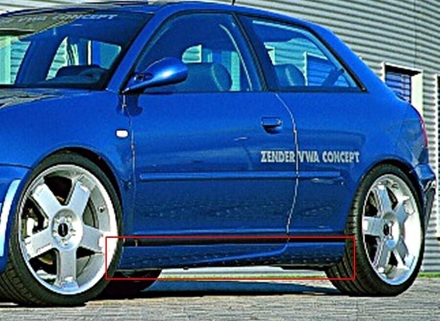 Audi A3 Uyumlu Yedek Parça 8L Marşpiyel Takımı Boyasız