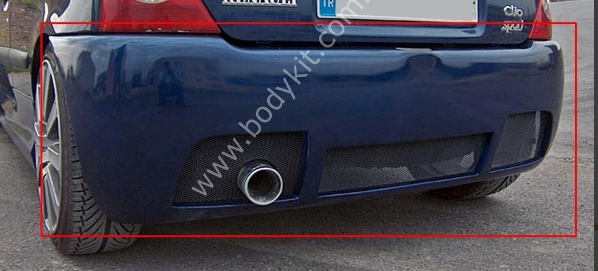 Renault Clio 2 Uyumlu Yedek Parça Rs Arka Tampon