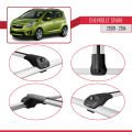 Chevrolet Spark (M300) 2009-2014 Arası ile Uyumlu ACE-1 Ara Atkı Tavan Barı Gri 3 Adet