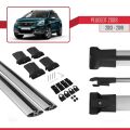Peugeot 2008 (A94) 2013-2019 Arası ile Uyumlu FLY Model Ara Atkı Tavan Barı Gri 2 Adet