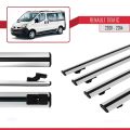Renault Trafic 2 (X83) 2001-2014 Arası ile Uyumlu BASIC Model Ara Atkı Tavan Barı Gri 4 Adet