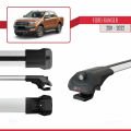 Ford Ranger (P375) 2011-2022 Arası ile Uyumlu ACE-1 Ara Atkı Tavan Barı Gri 2 Adet