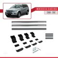 Mercedes GL Class (X164) 2006-2012 Arası ile Uyumlu BASIC Model Ara Atkı Tavan Barı Gri 2 Adet