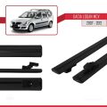 Dacia Logan 2 MCV (K52) 2007-2012 Arası ile Uyumlu BASIC Model Ara Atkı Tavan Barı Siyah 2 Adet