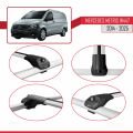 Mercedes Metris (W447) 2014 ve Sonrası ile Uyumlu ACE-1 Ara Atkı Tavan Barı Gri 2 Adet