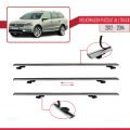 Volkswagen Passat B7 (3C) Alltrack 2012-2014 Arası ile Uyumlu BASIC Model Ara Atkı Tavan Barı Gri 2 Adet