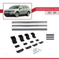 Volkswagen Passat B7 (3C) Alltrack 2012-2014 Arası ile Uyumlu BASIC Model Ara Atkı Tavan Barı Gri 2 Adet