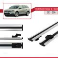 Volkswagen Passat B7 (3C) Alltrack 2012-2014 Arası ile Uyumlu BASIC Model Ara Atkı Tavan Barı Gri 2 Adet