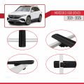Mercedes EQB (X243) 2021 ve Sonrası ile Uyumlu BASIC Model Ara Atkı Tavan Barı Siyah 2 Adet