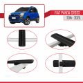 Fiat Panda Cross 2014 ve Sonrası ile Uyumlu BASIC Model Ara Atkı Tavan Barı Siyah 3 Adet