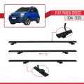Fiat Panda Cross 2014 ve Sonrası ile Uyumlu BASIC Model Ara Atkı Tavan Barı Siyah 3 Adet