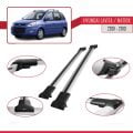 Hyundai Matrix (FC) 2001-2010 Arası ile Uyumlu FLY Model Ara Atkı Tavan Barı Gri 2 Adet