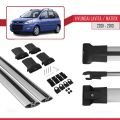 Hyundai Matrix (FC) 2001-2010 Arası ile Uyumlu FLY Model Ara Atkı Tavan Barı Gri 2 Adet