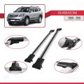Kia Mohave (HM) 2008-2019 Arası ile Uyumlu FLY Model Ara Atkı Tavan Barı Gri 2 Adet