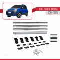 Fiat Panda Cross 2014 ve Sonrası ile Uyumlu BASIC Model Ara Atkı Tavan Barı Gri 3 ADET