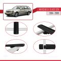 Mercedes E Class 3 (S211) 2004-2009 Arası ile Uyumlu BASIC Model Ara Atkı Tavan Barı Siyah 2 Adet