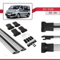 Opel Vivaro A 2001-2014 Arası ile Uyumlu FLY Model Ara Atkı Tavan Barı Gri 2 Adet