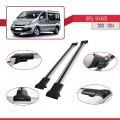 Opel Vivaro A 2001-2014 Arası ile Uyumlu FLY Model Ara Atkı Tavan Barı Gri 2 Adet