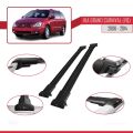Kia Grand Carnival 2 (VQ) 2006-2014 Arası ile Uyumlu FLY Model Ara Atkı Tavan Barı Siyah 2 Adet