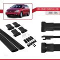 Kia Grand Carnival 2 (VQ) 2006-2014 Arası ile Uyumlu FLY Model Ara Atkı Tavan Barı Siyah 2 Adet