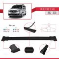 Mercedes Citan (W415) 2012-2021 Arası ile Uyumlu FLY Model Ara Atkı Tavan Barı Siyah 3 Adet