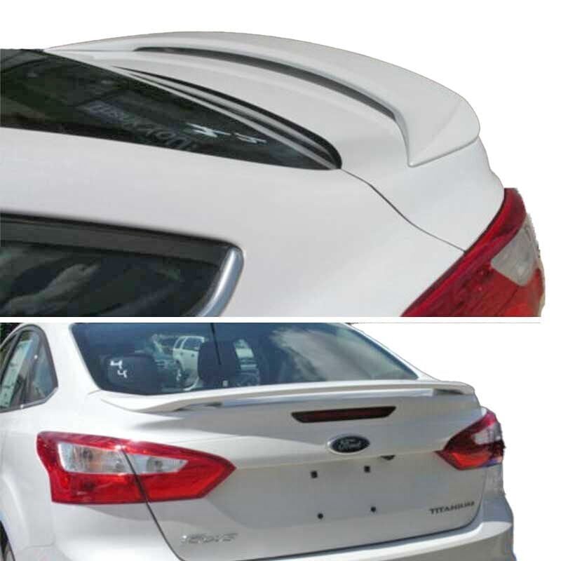 Ford Focus 3 - 3,5  Uyumlu Yedek Parça Sedan Makyajlı Spoiler Boyalı Fiber