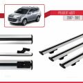 Peugeot 4007 2007-2012 Arası ile Uyumlu BASIC Model Ara Atkı Tavan Barı Gri 3 Adet