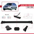 Skoda Fabia (6Y) Combi 2000-2006 Arası ile Uyumlu FLY Model Ara Atkı Tavan Barı Siyah 3 Adet