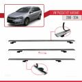 Volkswagen Passat B7 (3C) Variant 2010-2014 Arası ile Uyumlu BASIC Model Ara Atkı Tavan Barı Gri 2 Adet