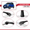 Fiat Panda Cross 2014 ve Sonrası ile Uyumlu ACE-1 Ara Atkı Tavan Barı Siyah 3 Adet