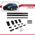 Peugeot 407 SW 2005-2011 Arası ile Uyumlu BASIC Model Ara Atkı Tavan Barı Siyah 2 Adet