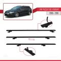Volkswagen Passat B6 (3C) Variant 2005-2010 Arası ile Uyumlu BASIC Model Ara Atkı Tavan Barı Siyah 2 Adet