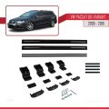 Volkswagen Passat B6 (3C) Variant 2005-2010 Arası ile Uyumlu BASIC Model Ara Atkı Tavan Barı Siyah 2 Adet