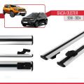 Dacia Duster 2 (HM) 2018-2024 Arası ile Uyumlu BASIC Model Ara Atkı Tavan Barı Gri 2 Adet