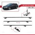 Volkswagen Passat B6 (3C) Variant 2005-2010 Arası ile Uyumlu BASIC Model Ara Atkı Tavan Barı Gri 2 Adet