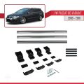 Volkswagen Passat B6 (3C) Variant 2005-2010 Arası ile Uyumlu BASIC Model Ara Atkı Tavan Barı Gri 2 Adet