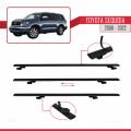 Toyota Sequoia 2008-2022 Arası ile Uyumlu BASIC Model Ara Atkı Tavan Barı Siyah 4 Adet
