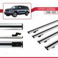Toyota Sequoia 2008-2022 Arası ile Uyumlu BASIC Model Ara Atkı Tavan Barı Gri 4 Adet