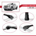 Chevrolet D-Max (RT50) 2012-2015 Arası ile Uyumlu ACE-1 Ara Atkı Tavan Barı Siyah 3 Adet