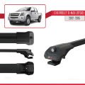 Chevrolet D-Max (RT50) 2012-2015 Arası ile Uyumlu ACE-1 Ara Atkı Tavan Barı Siyah 3 Adet