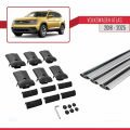 Volkswagen Atlas (CA1) 2018 ve Sonrası ile Uyumlu FLY Model Ara Atkı Tavan Barı Gri 3 Adet