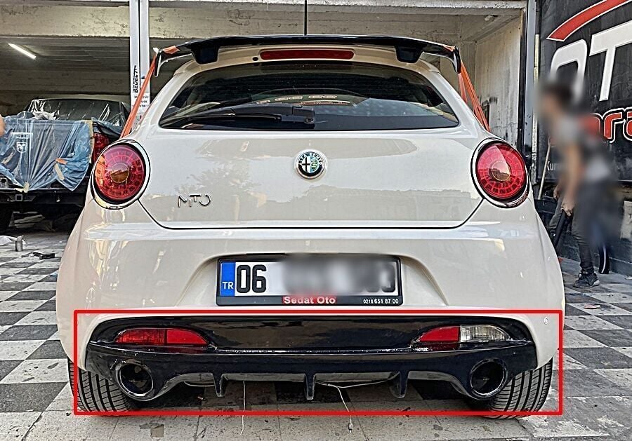 Alfa Romeo Mito Difüzör Boyasız