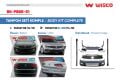 Volkswagen Passat B8 R-Line 2014-2018 Tampon Seti Komple (Ön-Arka-Yan)