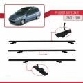 Peugeot 307 SW 2002-2008 Arası ile Uyumlu BASIC Model Ara Atkı Tavan Barı Siyah 3 Adet